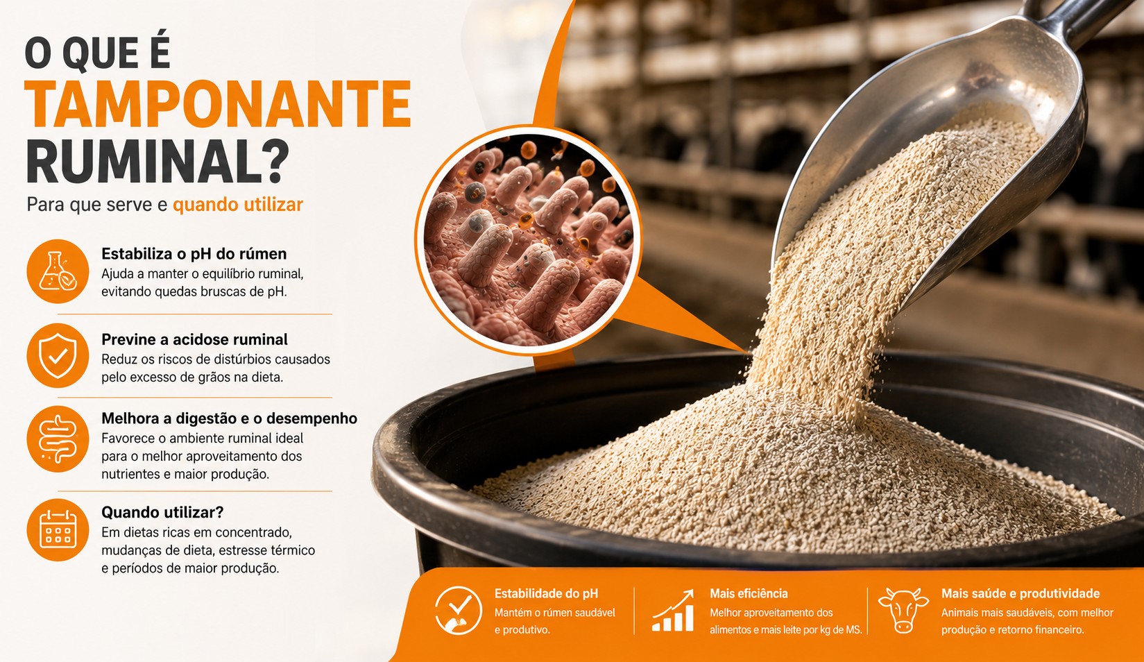 O que é Tamponante Ruminal? Para Que Serve e Quando Utilizar