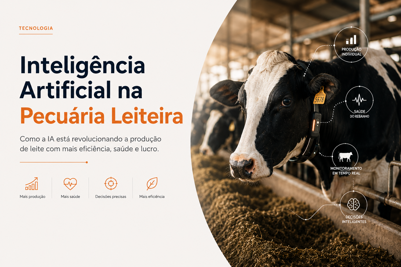 Inteligência Artificial na Pecuária Leiteira: Como a IA Está Revolucionando a Produção de Leite